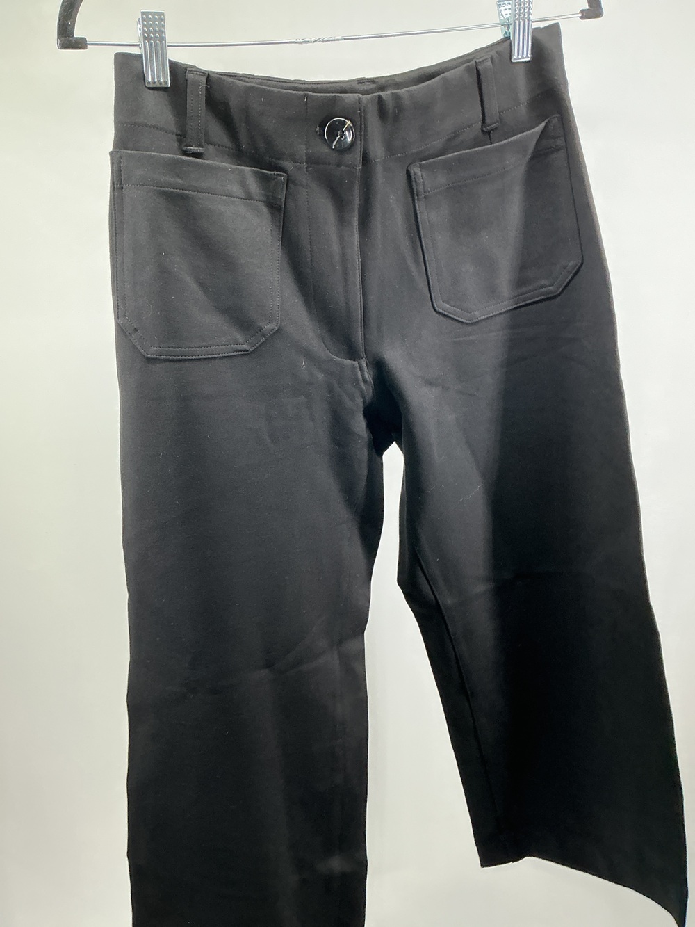 Ultra-Stretch Ponte Cropped Wide Leg Pants - 26" (NEW)